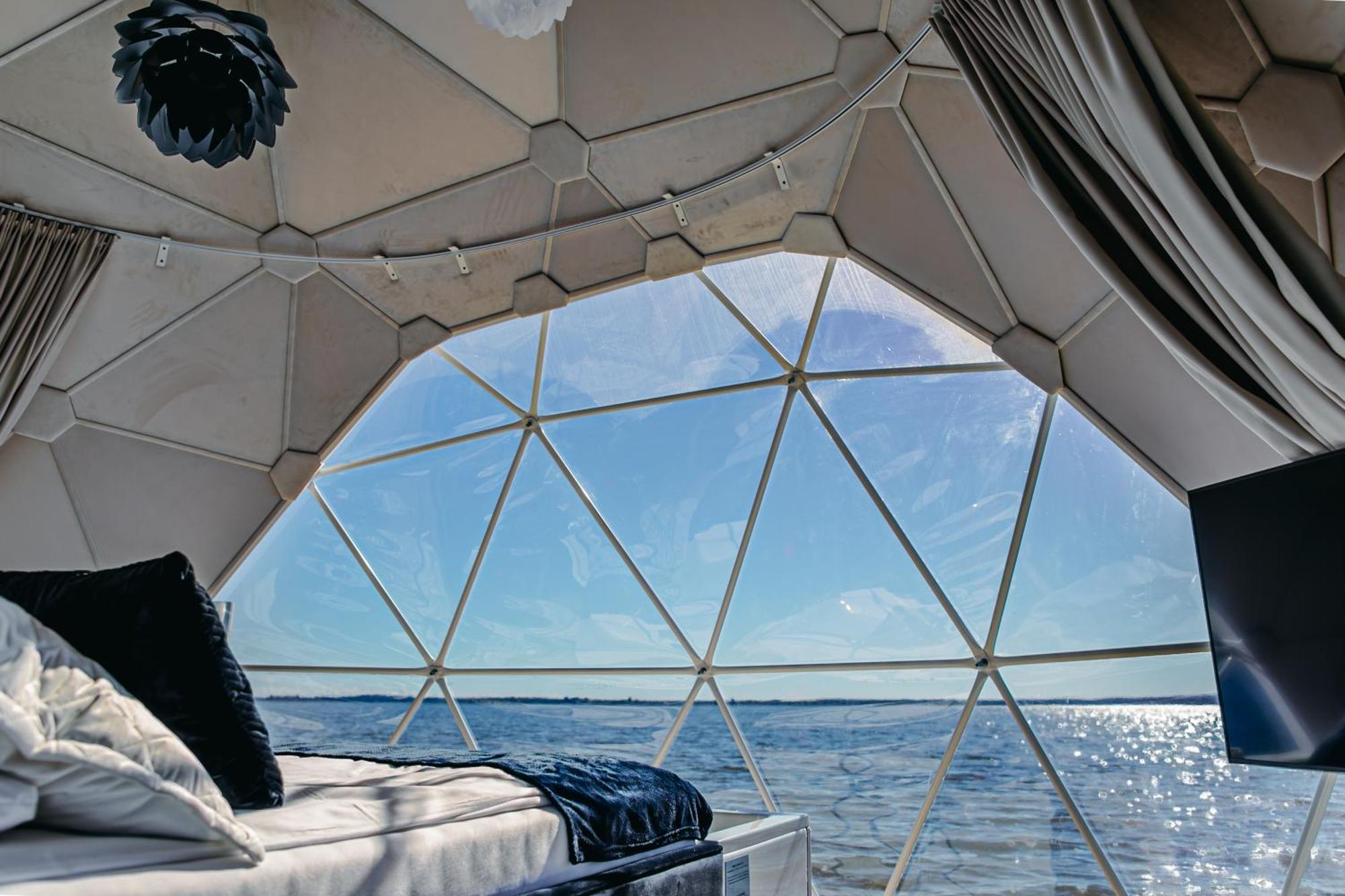 Grand Ht Houseboats - Domki Na Wodzie - Sauna, Jacuzzi, Kominek เมียลโน ห้อง รูปภาพ